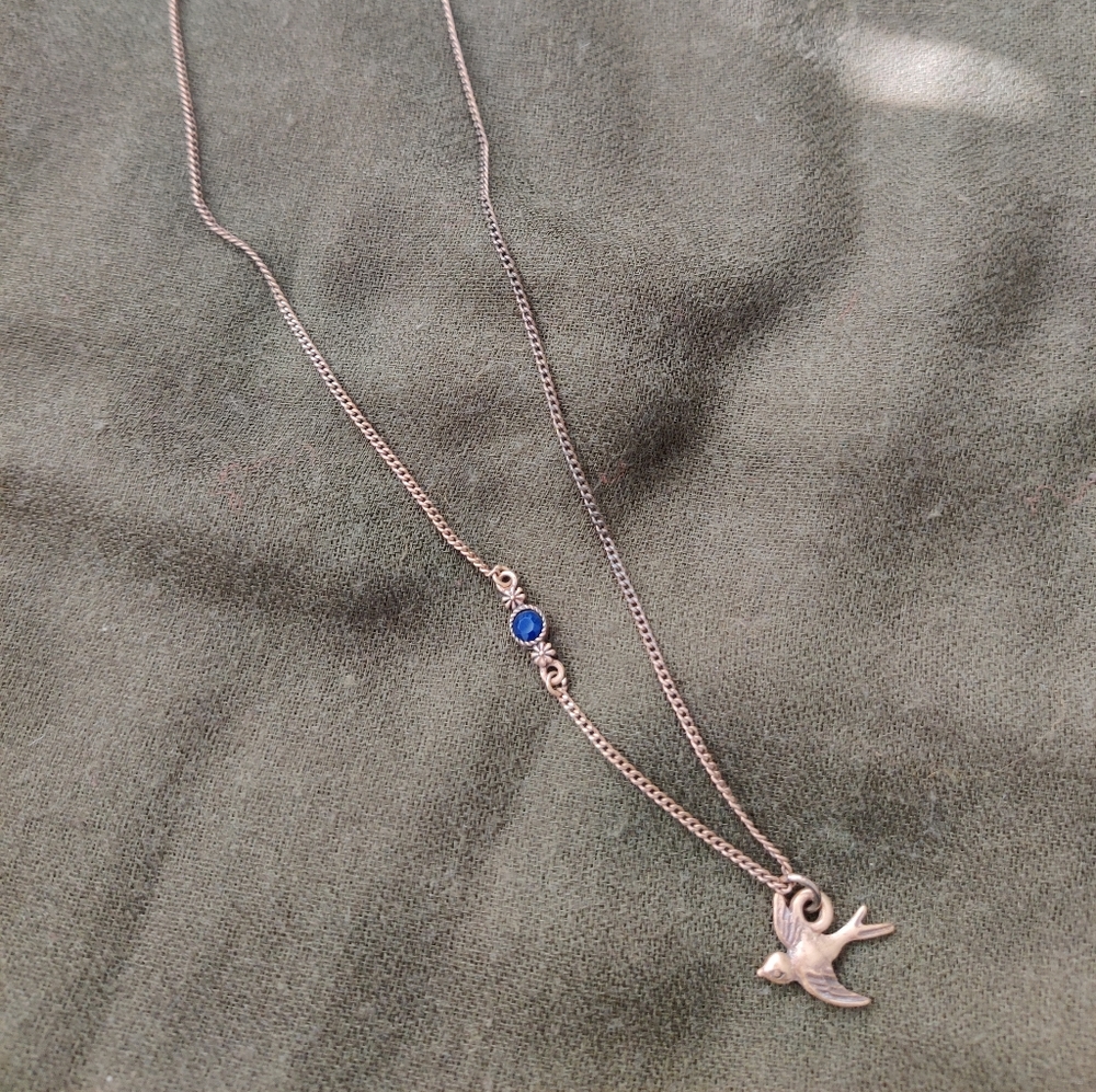 Lucky brand bird necklace